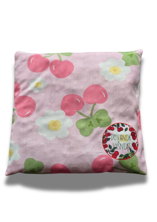 Vyšnių kauliukų pagalvėlė "Vyšnių sodas"